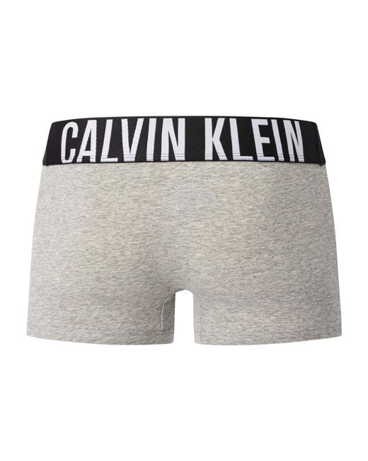 Calvin Klein S Pack Intense Power Trunks Black/grey/white L for men