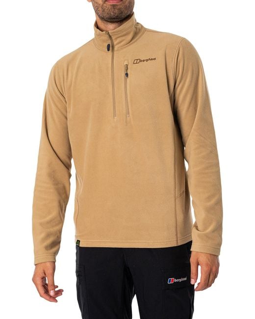 Berghaus prism micro fleece half deals zip