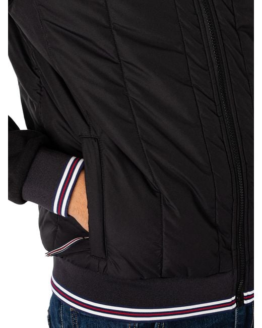 Fila Black Calum Puffer Jacket for men