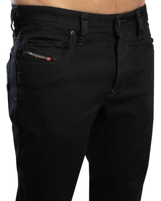 DIESEL Black 1986 Larkee Regular Jeans for men