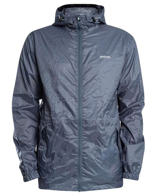 Regatta Blue Pack It Waterproof Jacket for men
