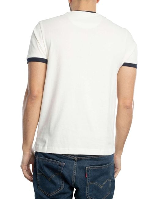 Trojan White Flag Logo T-shirt for men