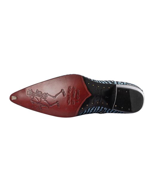 Jeffery West Blue Hawk Chelsea Boots for men