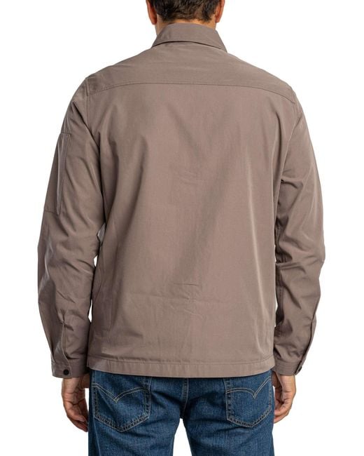 HUGO Brown Emmond Overshirt for men