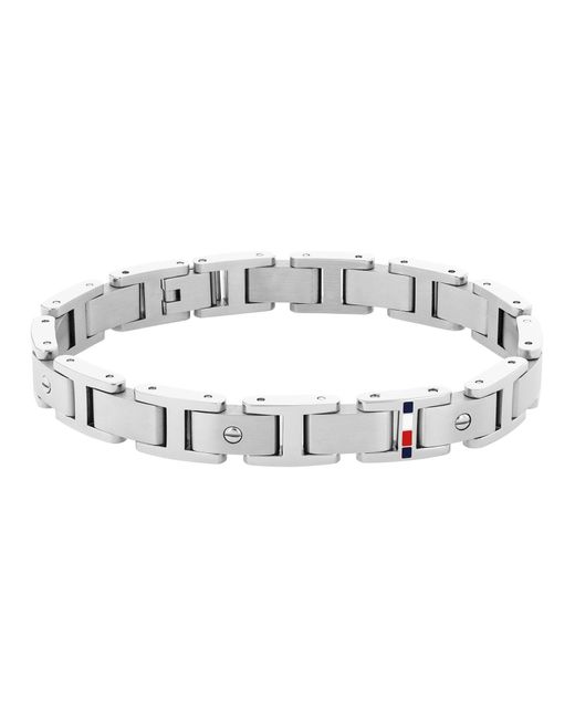 Tommy Hilfiger Metallic Screws Bracelet for men