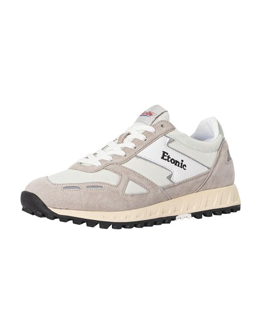 Etonic White Pr538 Suede Trainers for men