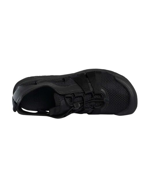 Teva Black Hydra Trek Sandals for men