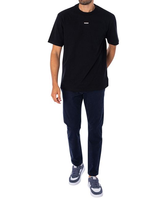 HUGO Black Dapolino T-shirt for men