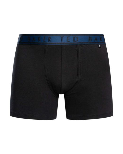 Ted Baker Black 3 Pack Boxer Briefs for men