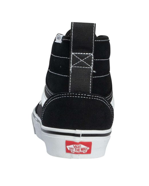 Vans Black Ashwood Hi Decon Suede Trainers for men