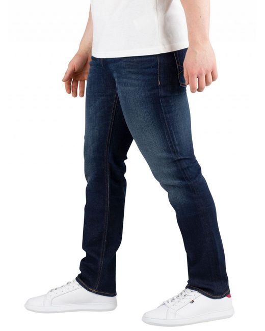 Tommy Hilfiger Dark Comfort Slim Scanton Daco Jeans in Blue for Men | Lyst  Canada