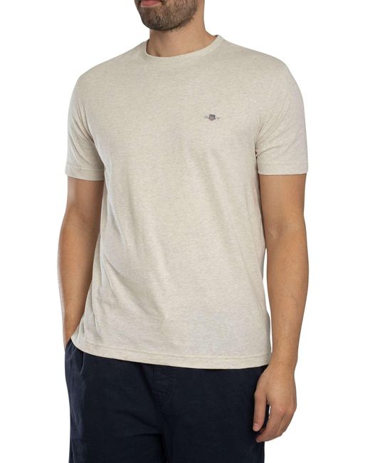 Gant White Regular Shield T-shirt for men