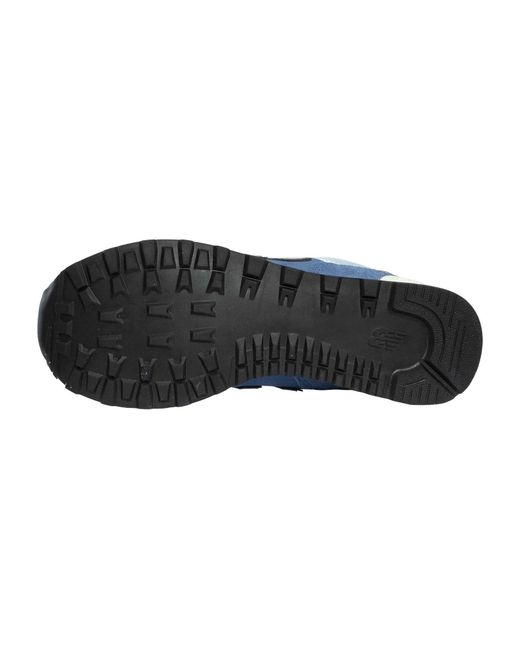 New Balance Blue 574 Suede Trainers for men