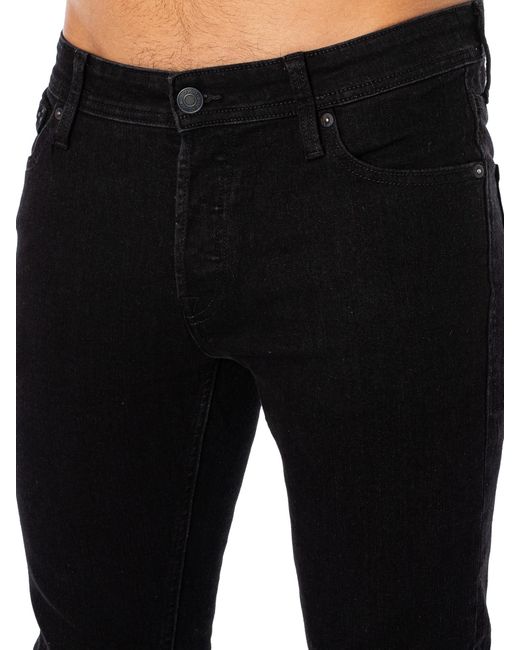 Jack & Jones Black Glenn Original 356 Slim Jeans for men
