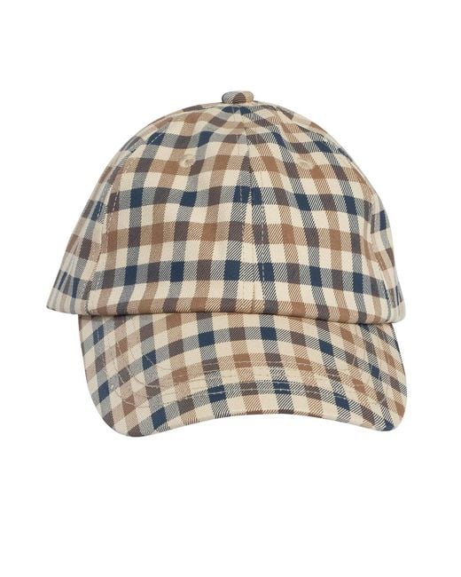 Aquascutum White Active Iconic Baseball Cap for men