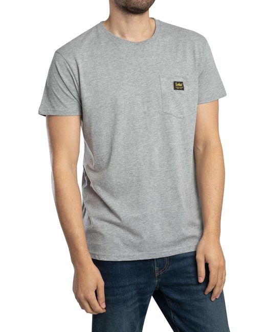 Lois Gray Teco Chest Pocket T-shirt for men