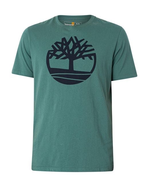 Timberland Green Tree Logo T-shirt for men