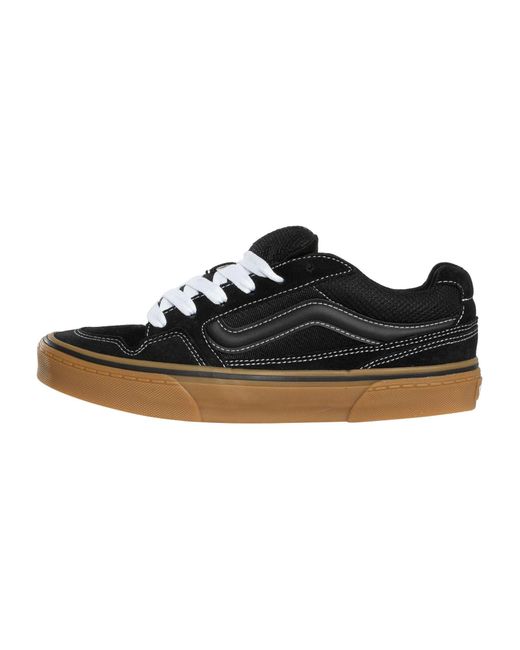 Vans Black Caldrone Suede Trainers for men