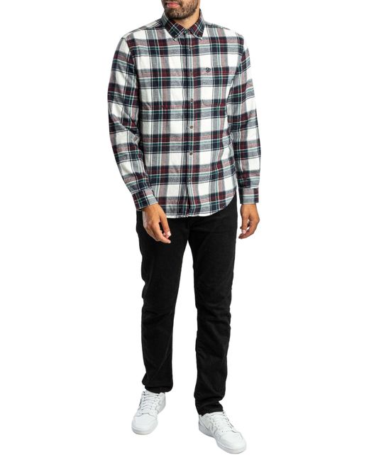 Superdry Blue Cotton Lumberjack Shirt for men