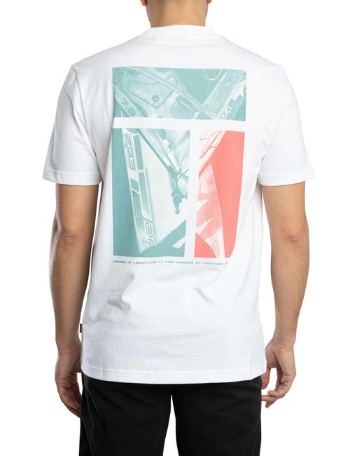 Boss White Te Groove Graphic T-shirt for men