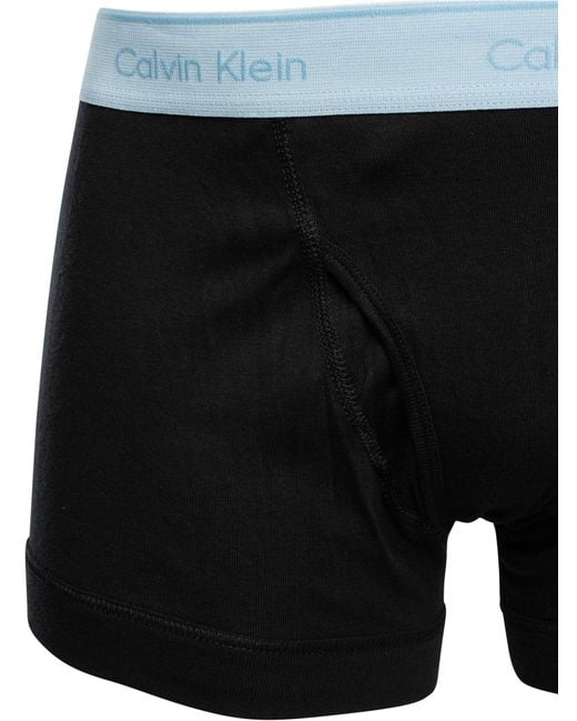 Calvin Klein Black 3 Pack Trunks for men