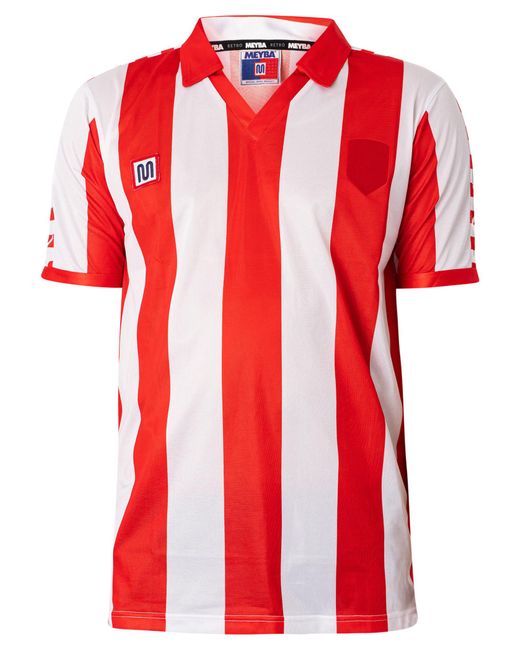 MEYBA Red Los Col Atletico Madrid Home 81-82 Shirt for men