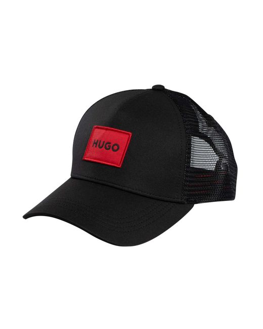 HUGO Black Kody Mesh Baseball Cap for men