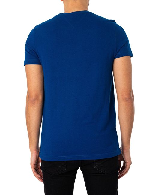 Tommy Hilfiger Blue Graphic T-shirt for men
