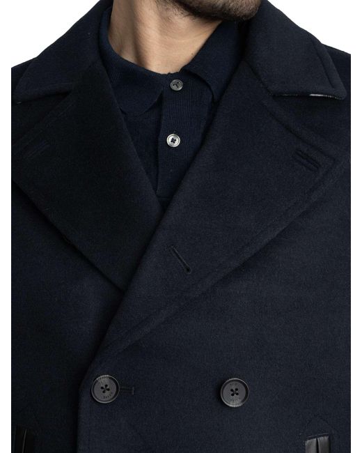 Ted Baker Blue Aldovie Peacoat Jacket for men