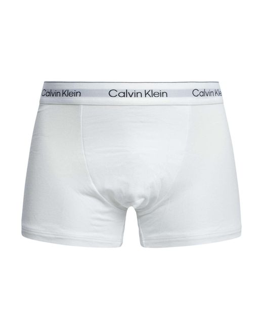 Calvin Klein Gray 3 Pack Icon Relaxed Fit Trunks for men