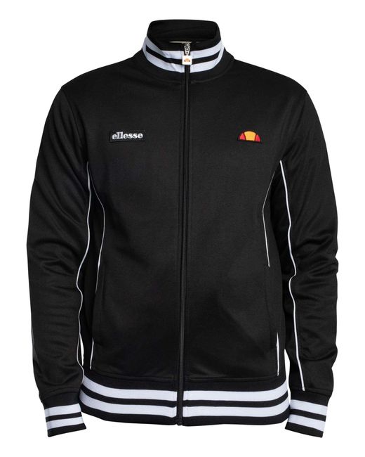 Ellesse Black Milan Track Jacket for men