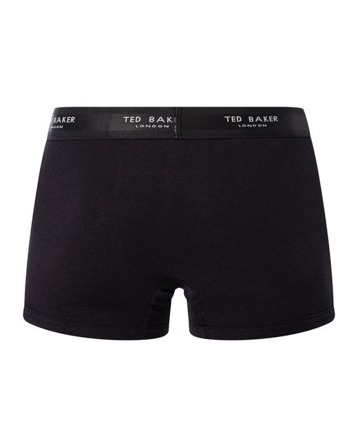 Ted Baker Black 3 Pack Trunks for men