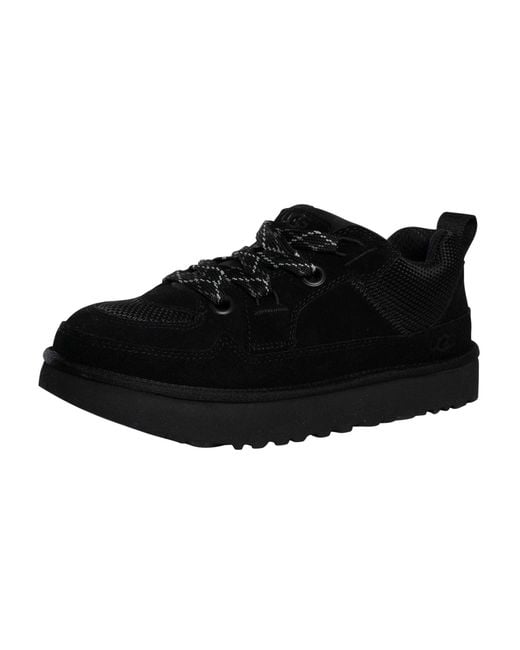 Ugg Black Lowmel Suede Trainers for men
