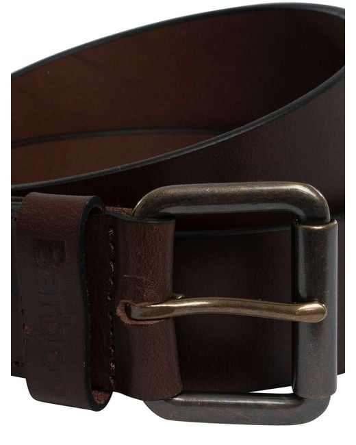 Barbour Brown Allanton Leather Belt for men