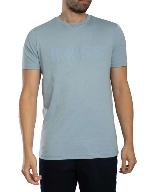 Boss Blue Thinking Brand T-shirt for men