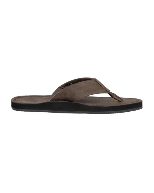 Superdry Brown Vintage Flip Flops for men