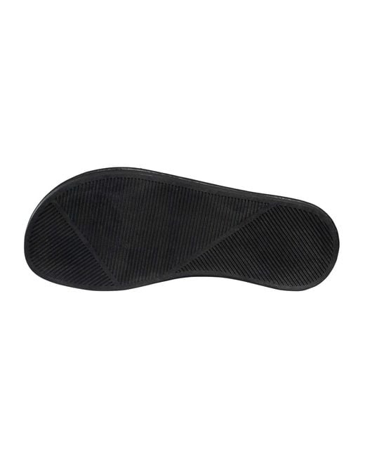 Superdry Black Vintage Cross Strap Sliders for men