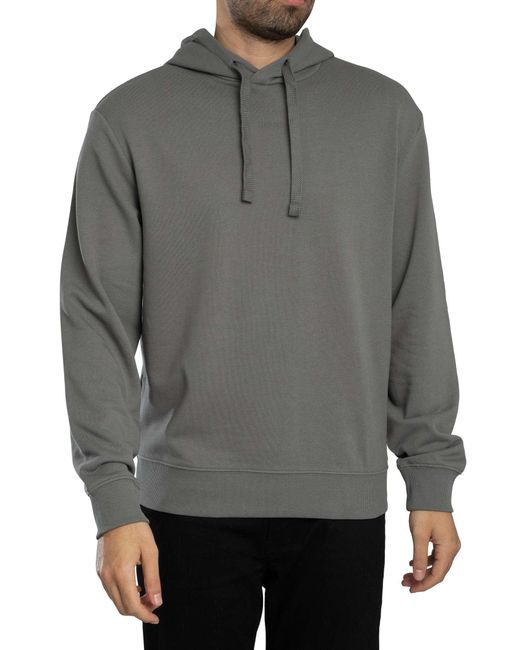 HUGO Gray Dapo Pullover Hoodie for men
