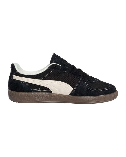 PUMA Black Palermo Vintage Trainers for men