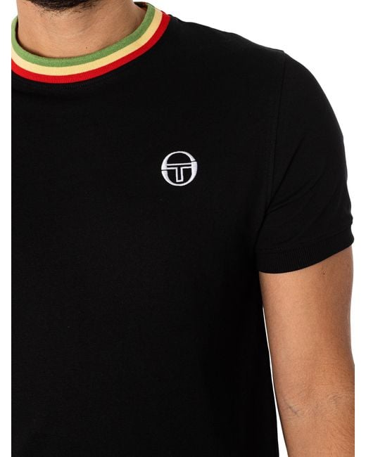Sergio Tacchini Black Rainer T-shirt for men