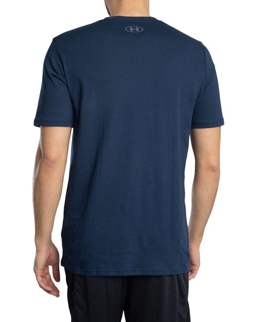 Under Armour Blue Sportstyle Left Chest T-shirt for men