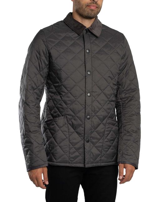 Barbour Gray Heritage Liddesdale Jacket for men