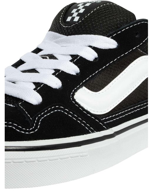 Vans Black Caldrone Suede Trainers for men