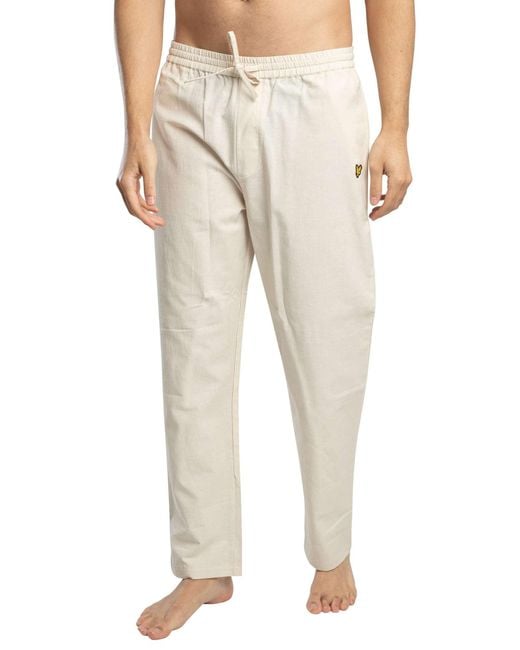 Lyle & Scott Natural Remmington Pyjama Set for men