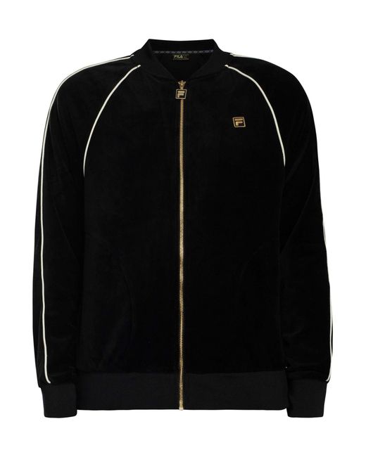 Fila Black Fella Velour Jacket for men