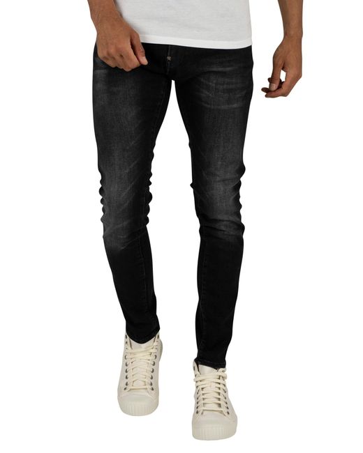 G-Star RAW Revend Skinny Jeans in Black for Men | Lyst Australia