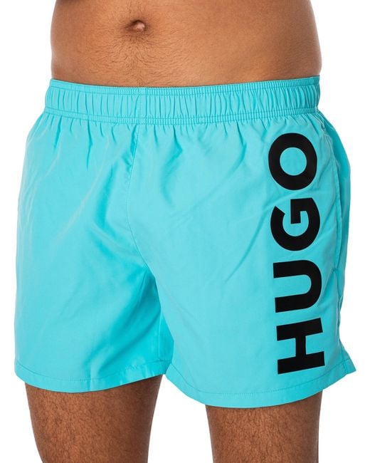 HUGO Blue Abas Swim Shorts for men