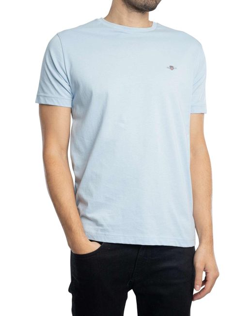 Gant Blue Regular Shield T-shirt for men