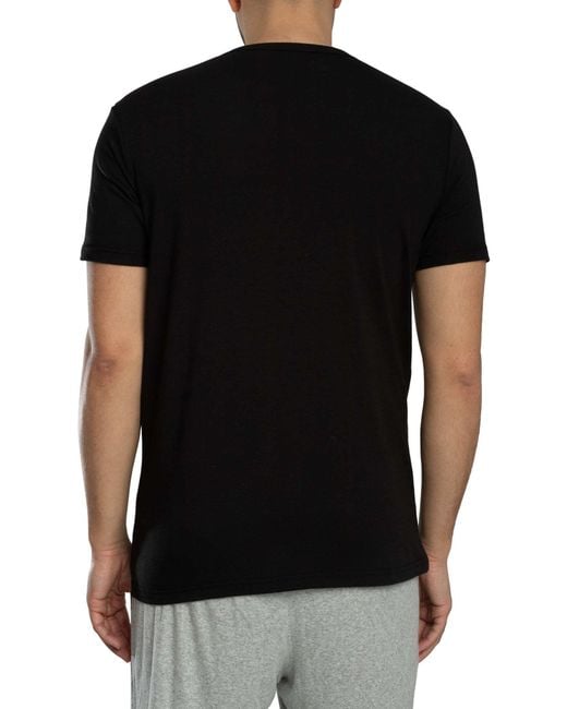 Lyle & Scott Black 5 Pack Basic Lounge T-shirt for men
