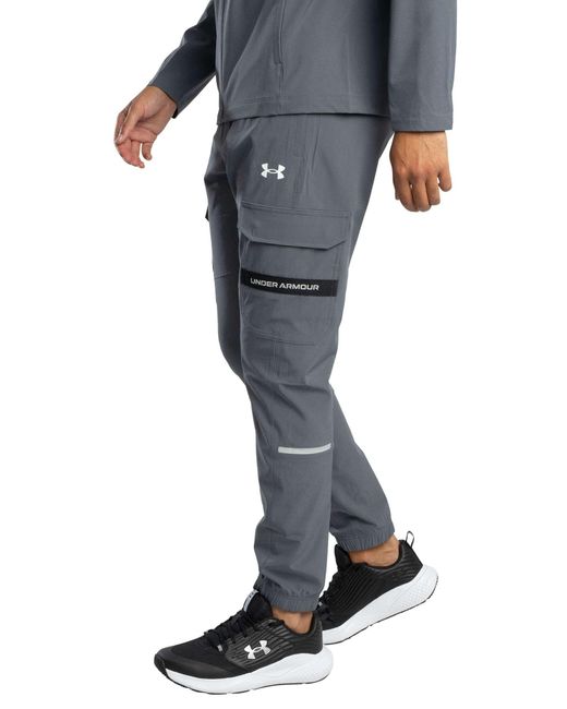 Under Armour Gray Tech Utility Woven Joggers for men